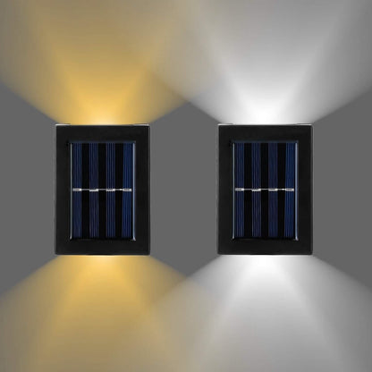 2-Piece: Solar Deck Outdoor Lights DailySale