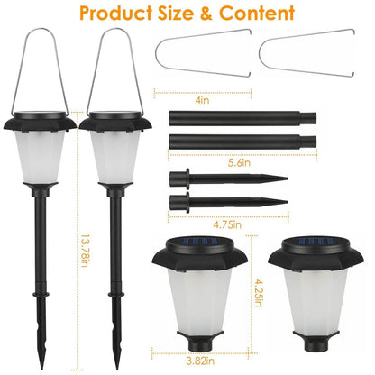 2-Piece: Solar Flame Torch Light DailySale