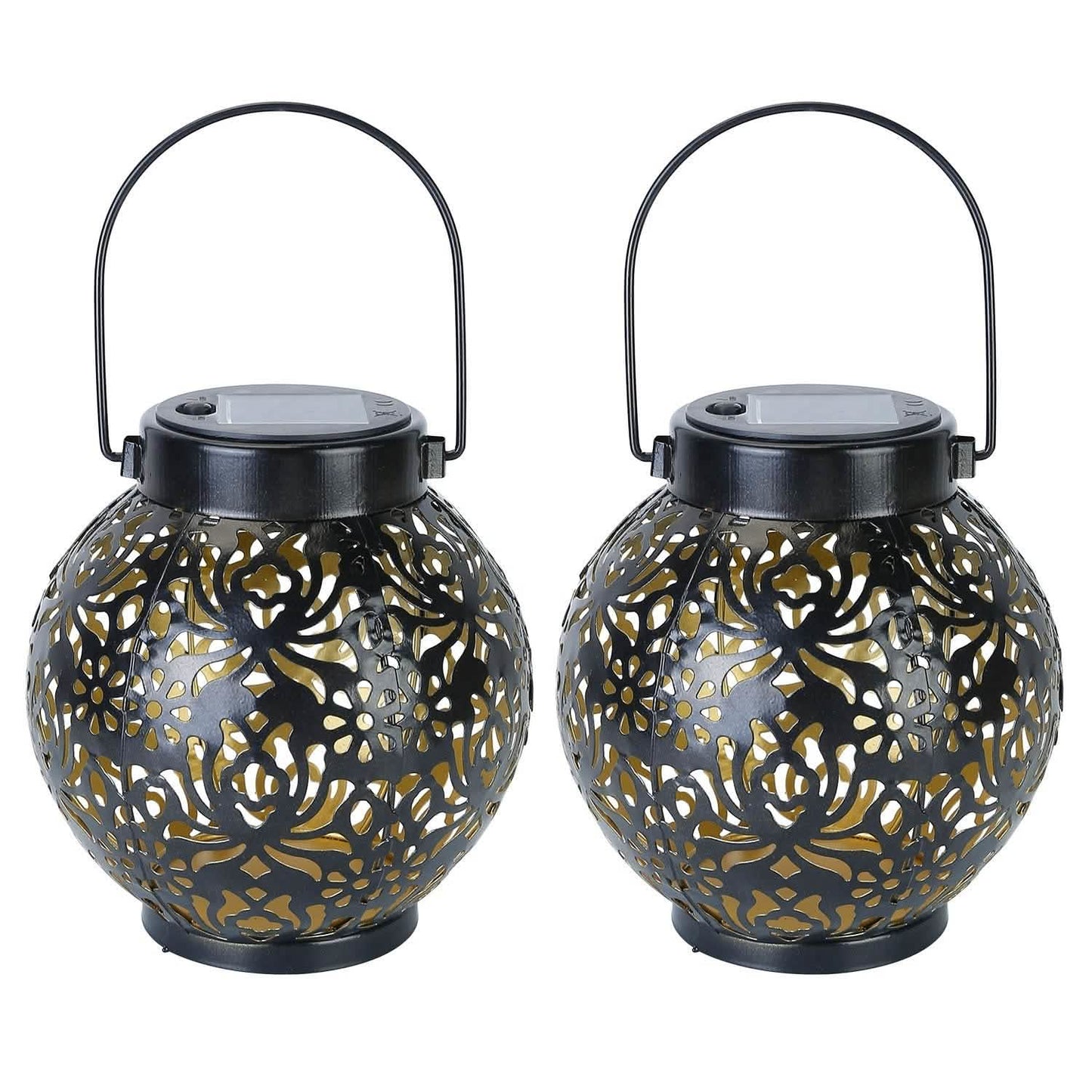 2-Piece: Solar Powered Hanging Lights DailySale
