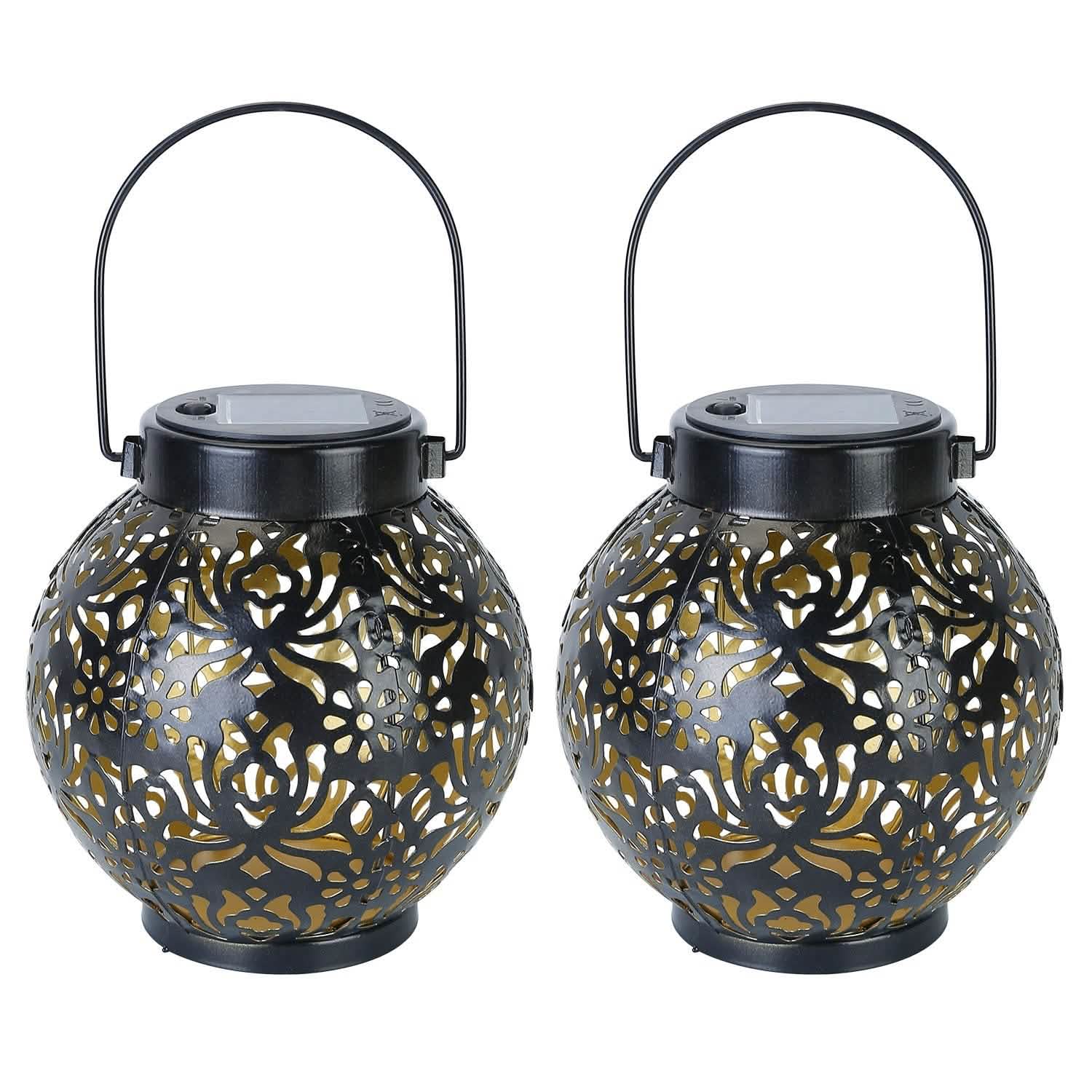 2-Piece: Solar Powered Hanging Lights DailySale