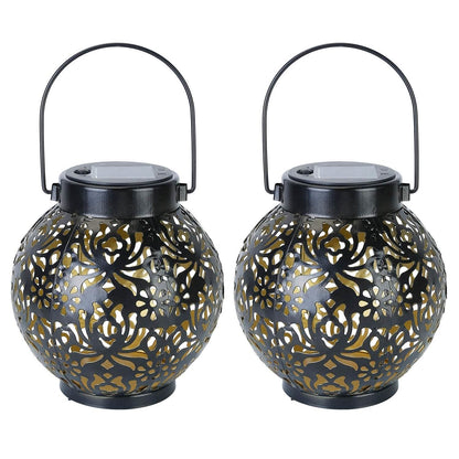 2-Piece: Solar Powered Hanging Lights DailySale