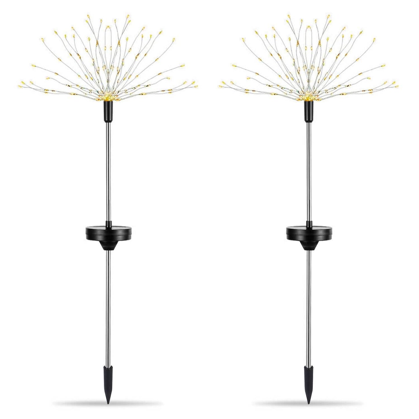 2-Piece: Solar Powered Starburst Garden Lights DailySale