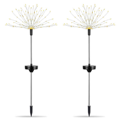 2-Piece: Solar Powered Starburst Garden Lights DailySale