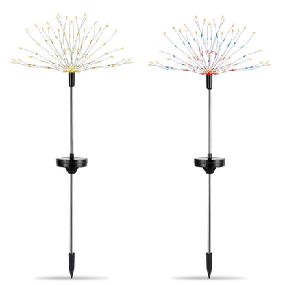 2-Piece: Solar Powered Starburst Garden Lights DailySale