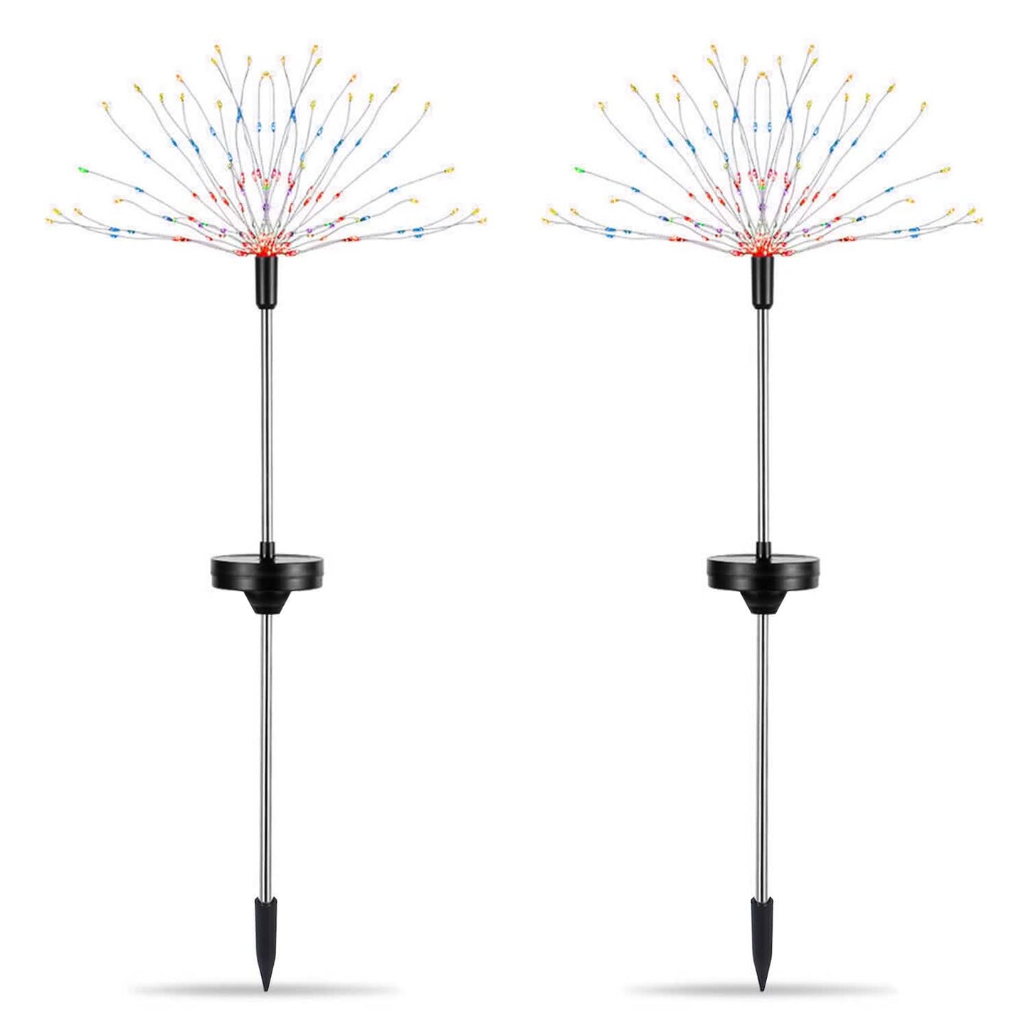 2-Piece: Solar Powered Starburst Garden Lights DailySale