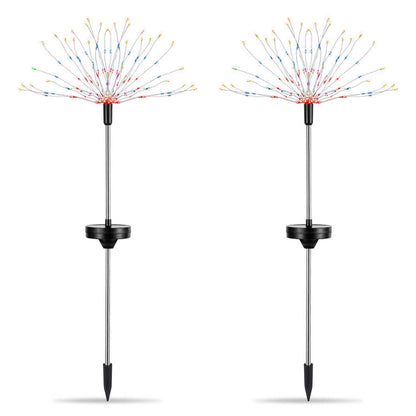 2-Piece: Solar Powered Starburst Garden Lights DailySale