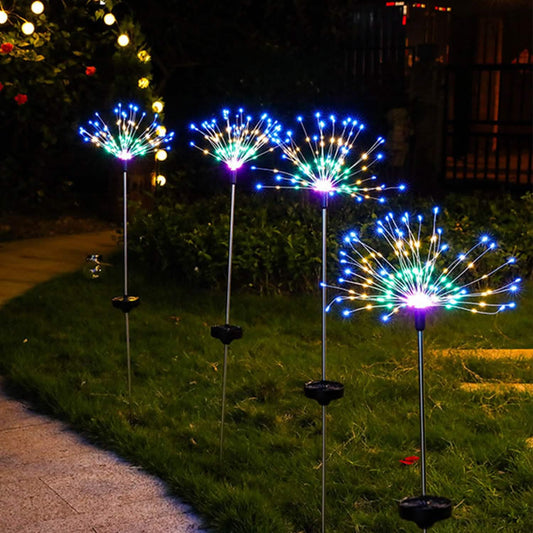 2-Piece: Solar Powered Starburst Garden Lights DailySale