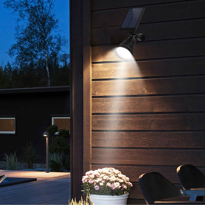 2-Piece: Solar Spotlight Outdoor Dusk Waterproof DailySale