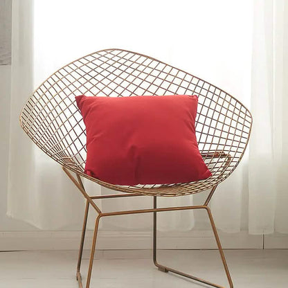 2-Piece: Solid Colored Simple Square Pillowcases DailySale
