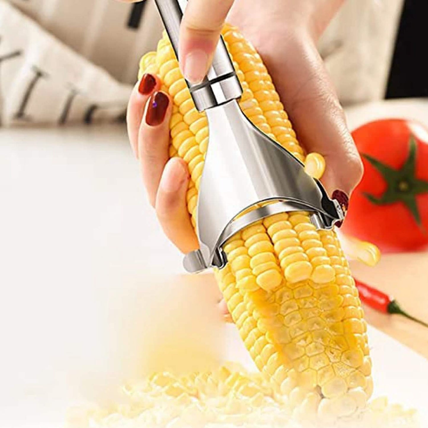 2-Piece: Stainless Steel Corn Cob Peelers DailySale