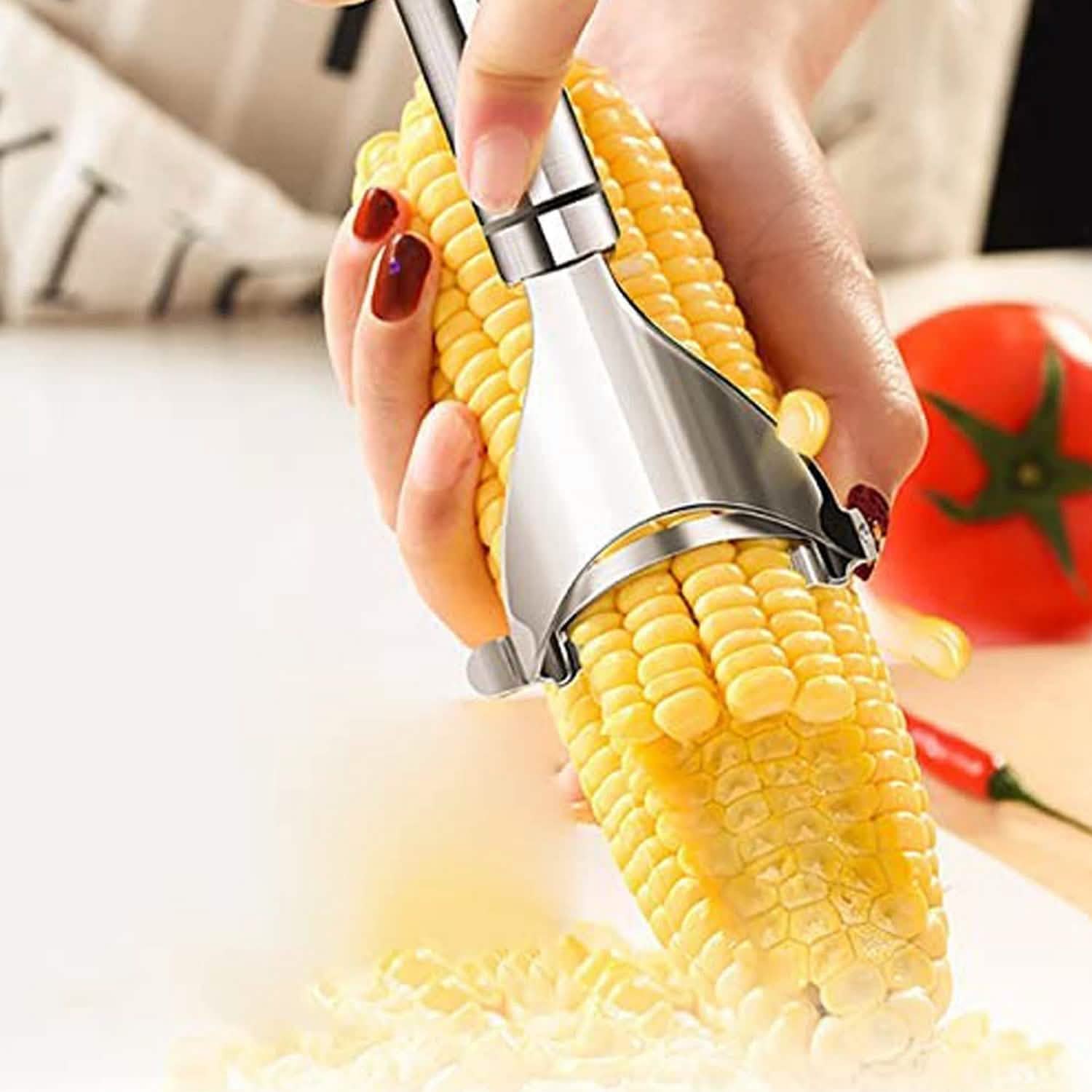 2-Piece: Stainless Steel Corn Cob Peelers DailySale