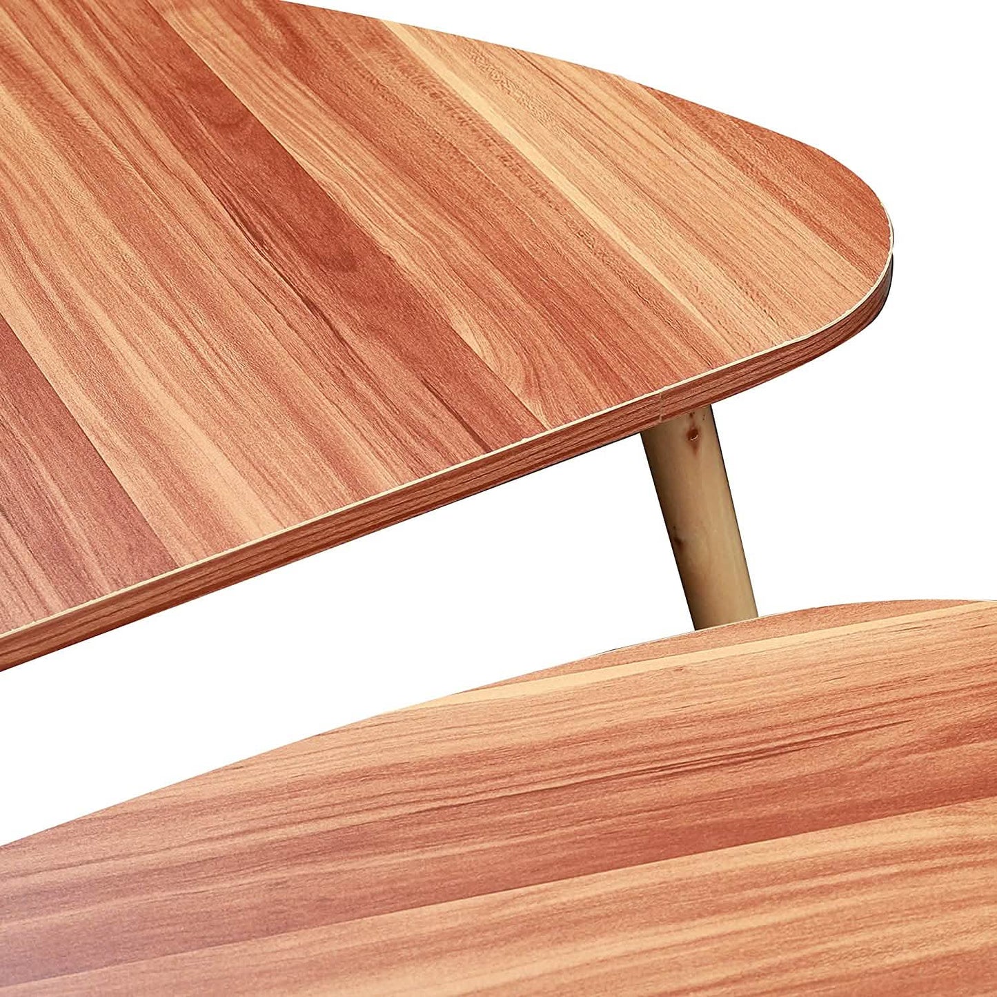 2-Piece: Teardrop Nesting Coffee Tables DailySale