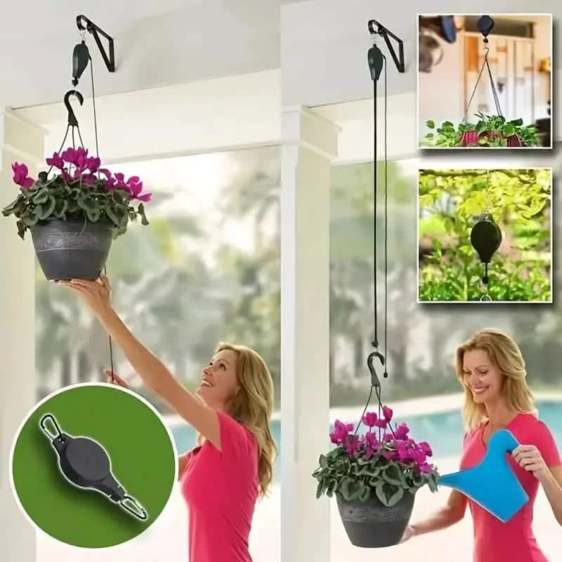 2-Piece: Telescopic Lifting Hooks for Garden Pots DailySale
