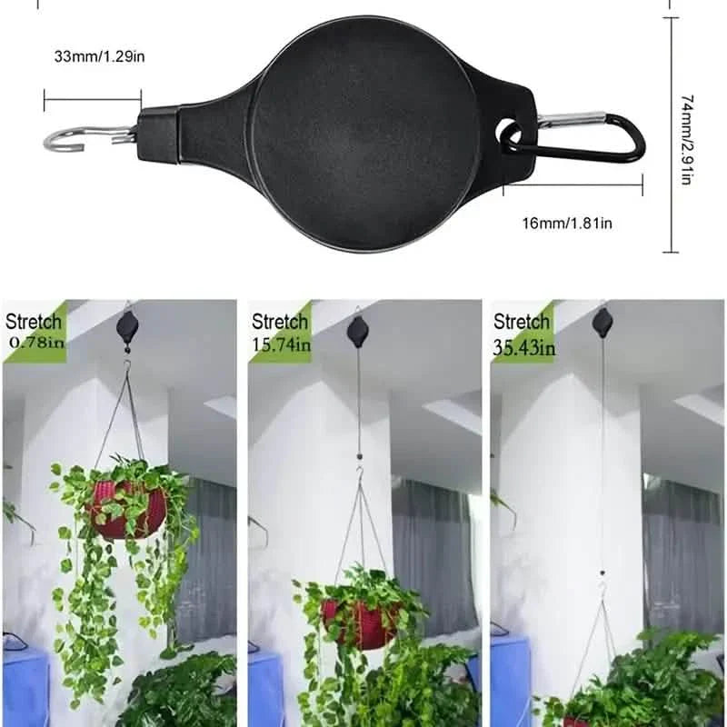 2-Piece: Telescopic Lifting Hooks for Garden Pots DailySale
