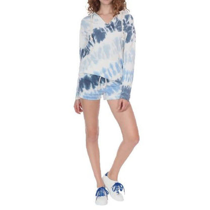2-Piece: Tie-Dye Hoodie and Shorts Lounge Sets DailySale