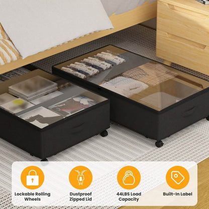 2-Piece: Under Bed Storage Container DailySale