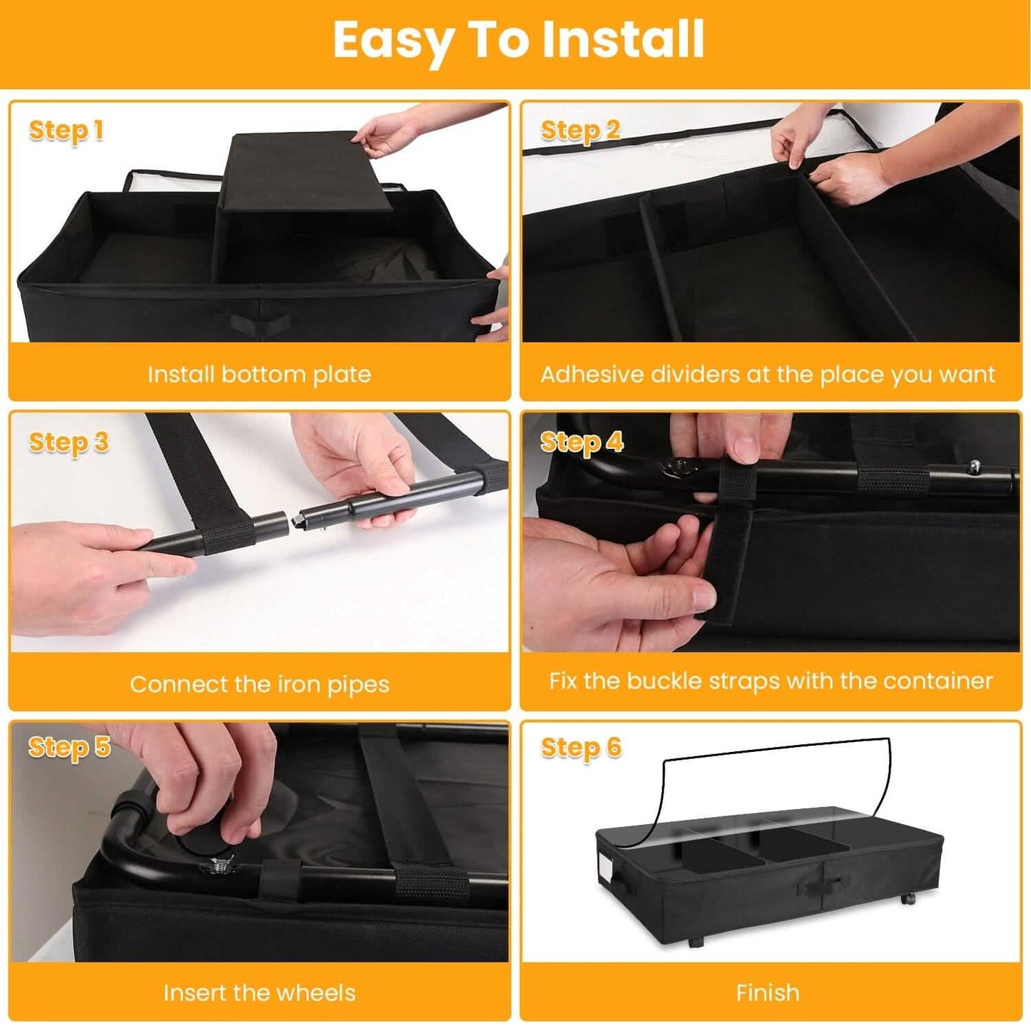 2-Piece: Under Bed Storage Container DailySale