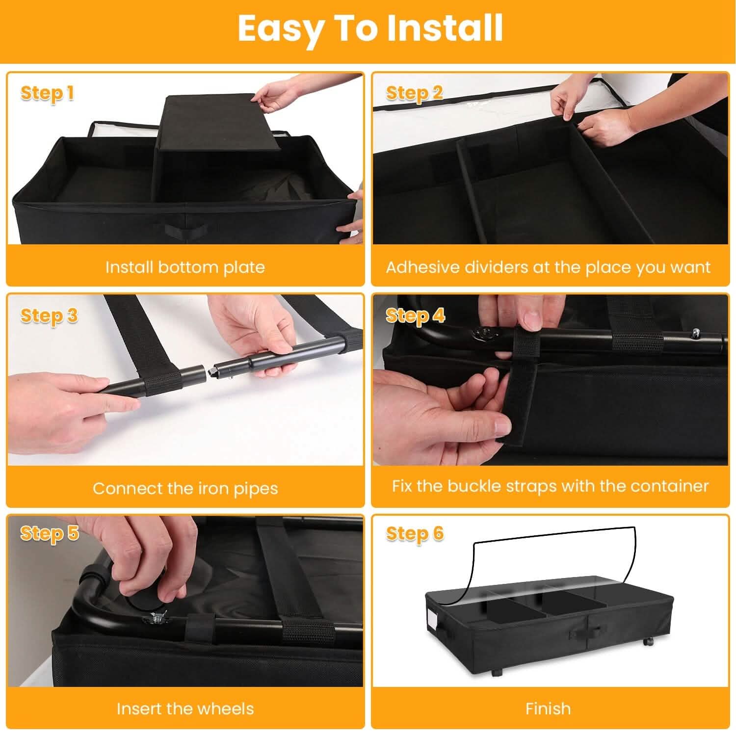 2-Piece: Under Bed Storage Container DailySale