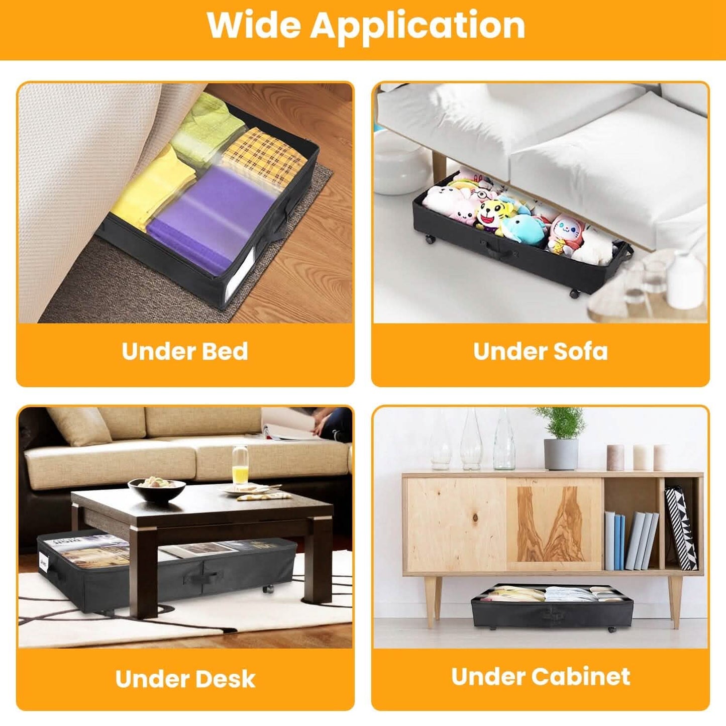 2-Piece: Under Bed Storage Container DailySale