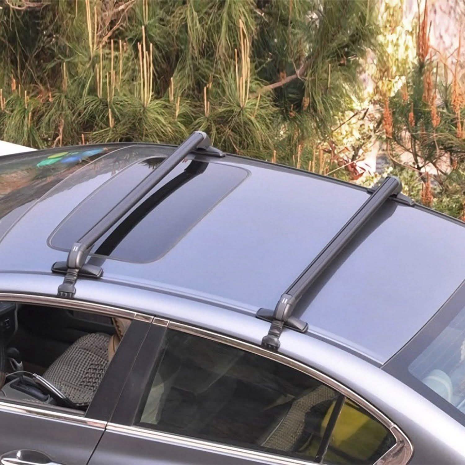 2-Piece: Universal 110CM/43-Inch Car Roof Rack Cross Bar DailySale