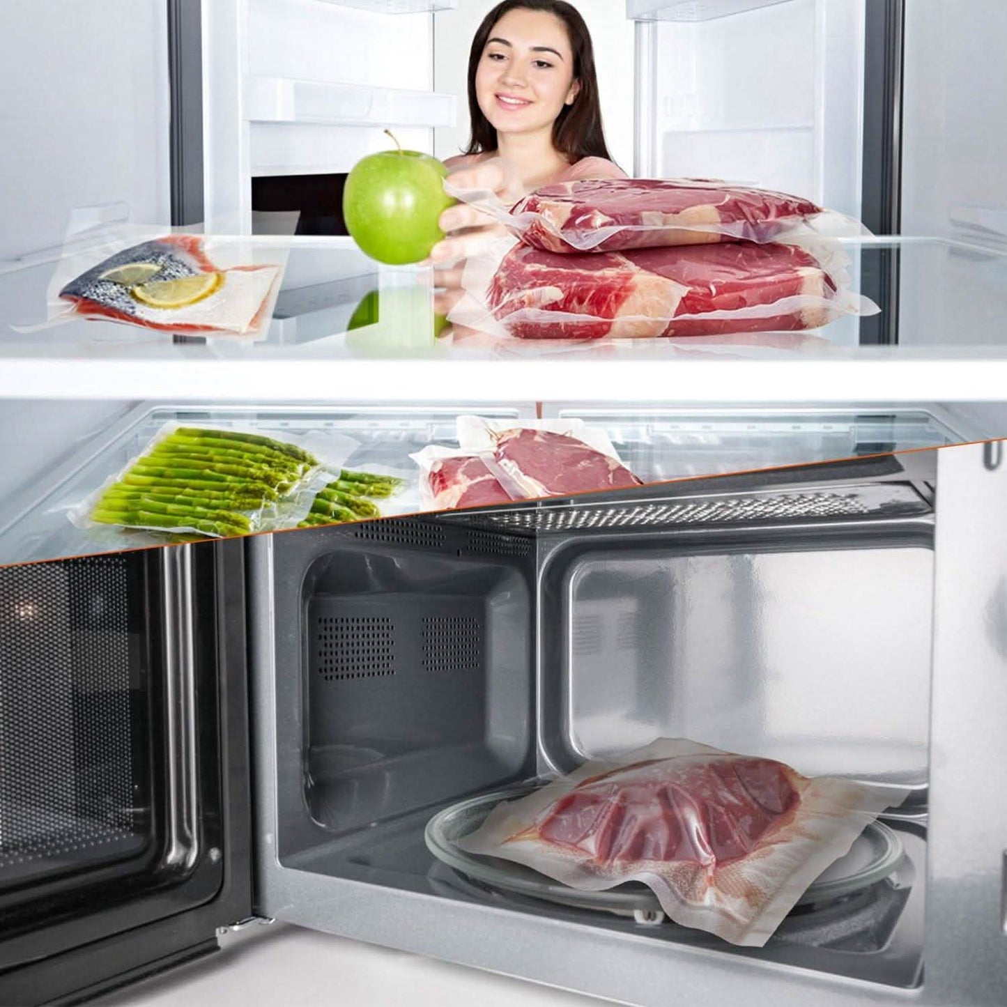 2-Piece: Vacuum Sealer Bag Rolls DailySale