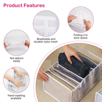 2-Piece: Wardrobe Clothes Organizer DailySale