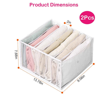 2-Piece: Wardrobe Clothes Organizer DailySale