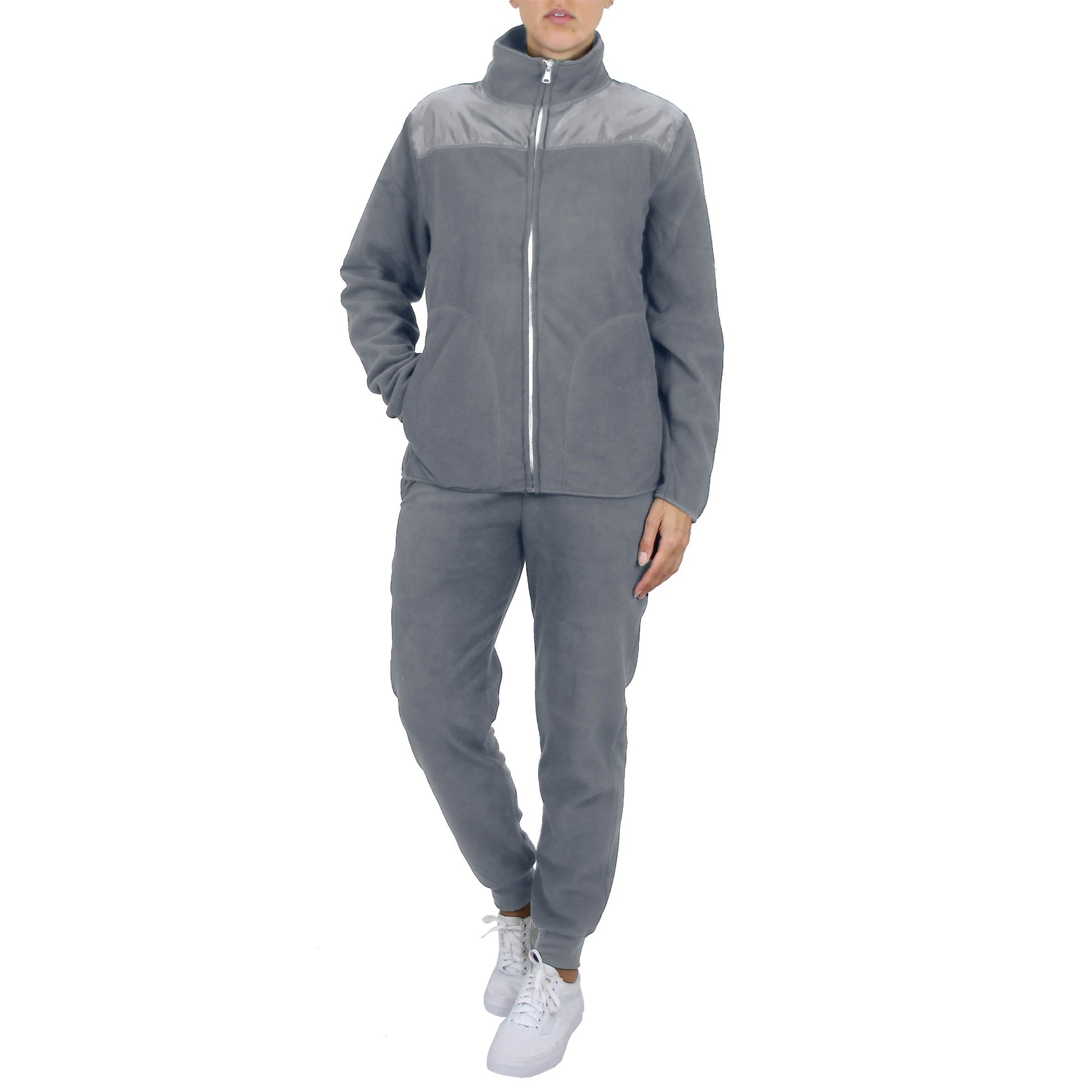 2-Piece: Women's Fashion Sweater and Jogger Polar Fleece Matching Set DailySale