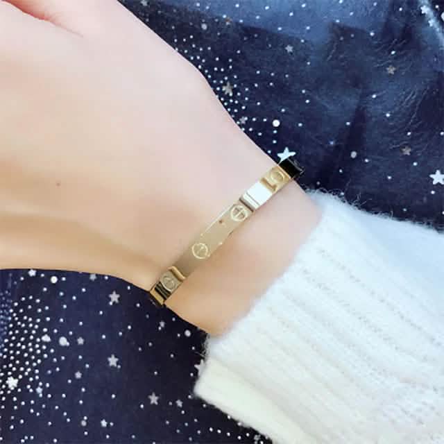 2-Piece: Women's Stainless Steel Zircon Inlay Bracelet DailySale