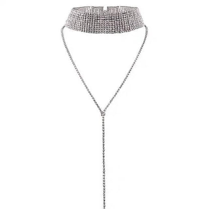 2-Piece: Women's Synthetic Diamond Y Necklace DailySale