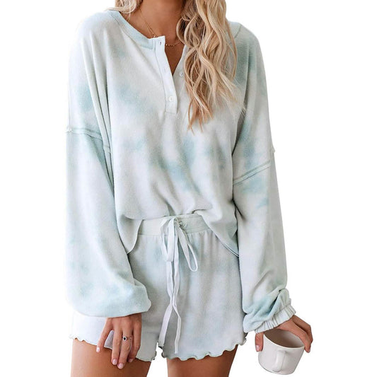 2-Piece: Womens Tie Dye Print Suit DailySale
