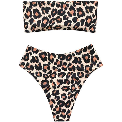 2-Piece: Women's Tube Top Bikini Swimsuit DailySale