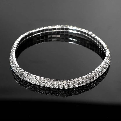 2-Piece: Women's Twinkle Diamond Anklet DailySale
