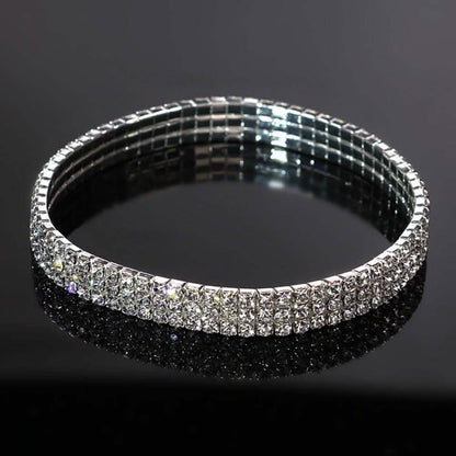 2-Piece: Women's Twinkle Diamond Anklet DailySale