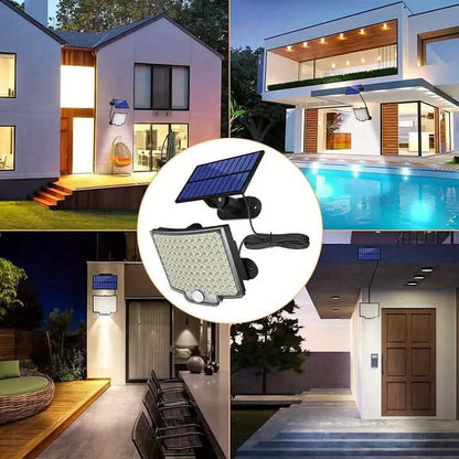 2-Pieces: 106 LED Solar Security Outdooor Lights DailySale