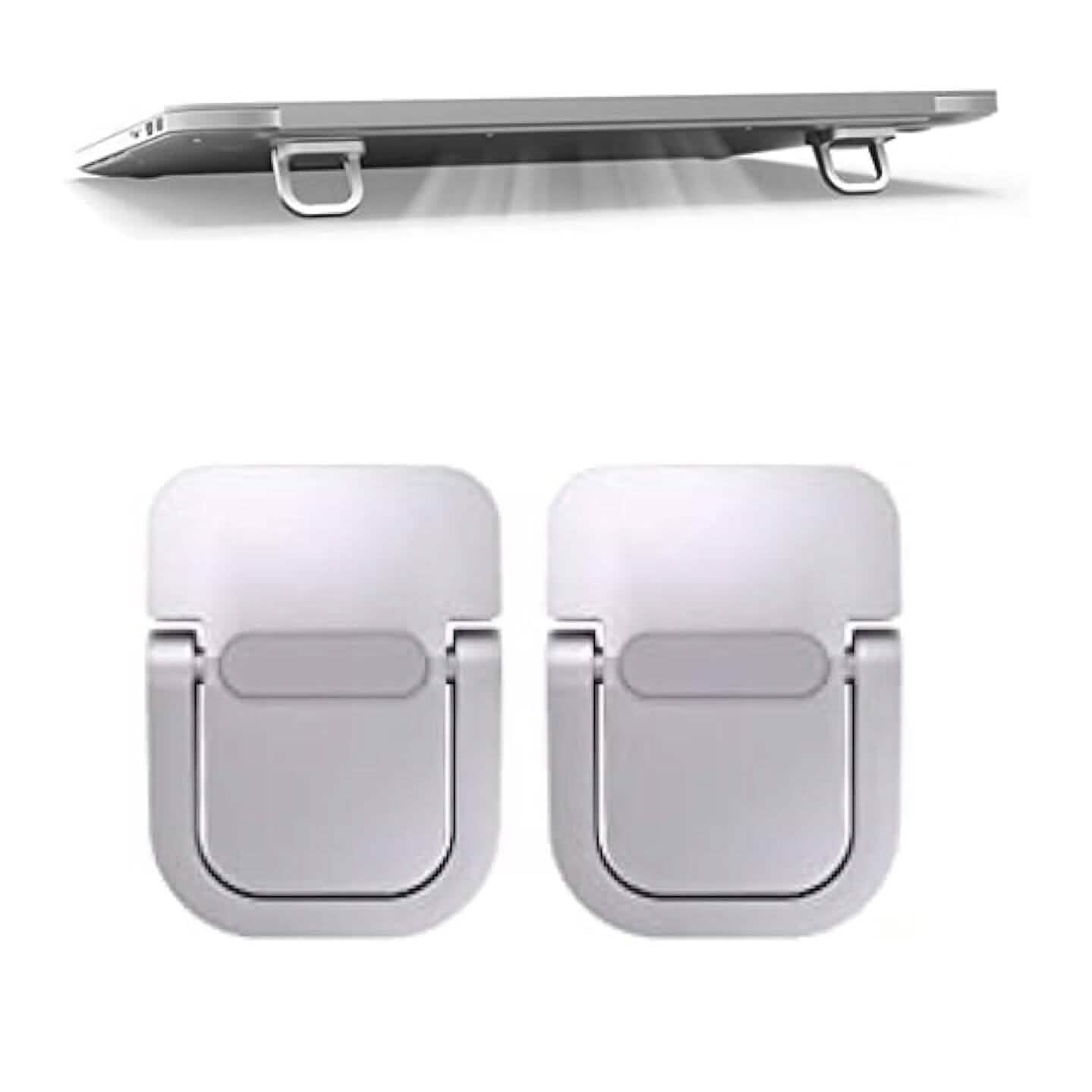 2-Pieces: Adjustable Invisible Notebook Computer Support Bracket DailySale