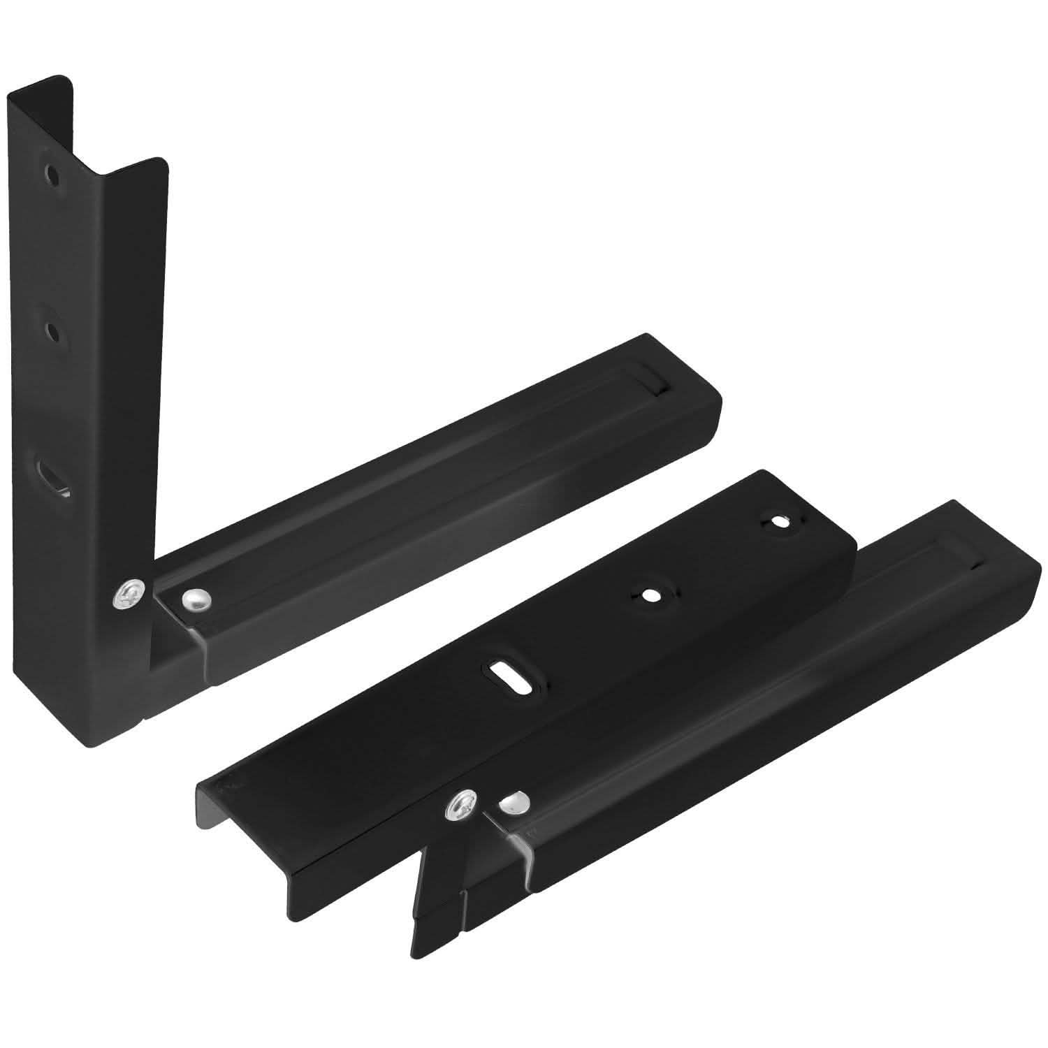 2-Pieces: Adjustable Wall Mount Microwave Brackets DailySale