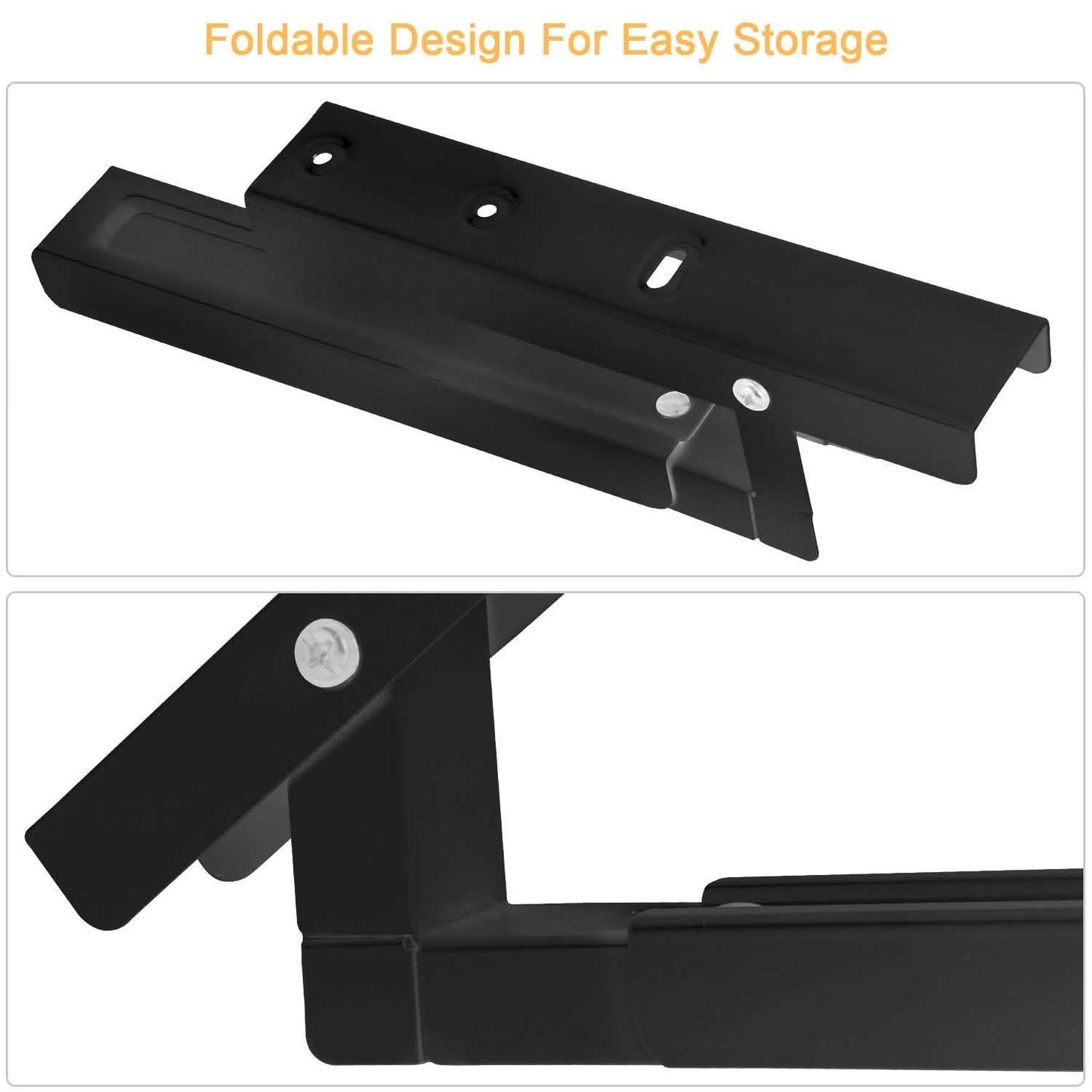 2-Pieces: Adjustable Wall Mount Microwave Brackets DailySale