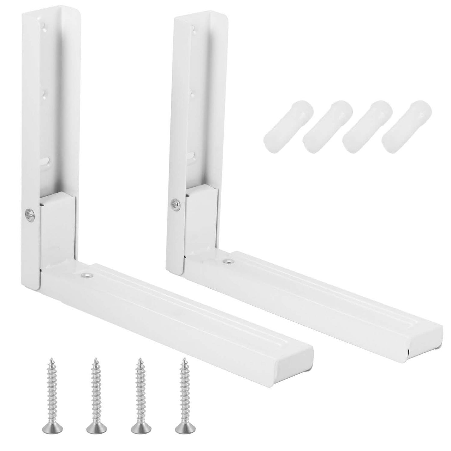 2-Pieces: Adjustable Wall Mount Microwave Brackets DailySale