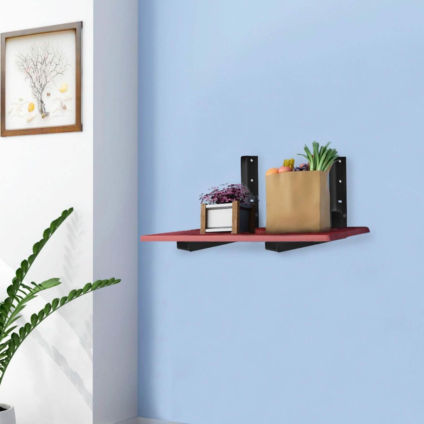 2-Pieces: Adjustable Wall Mount Microwave Brackets DailySale