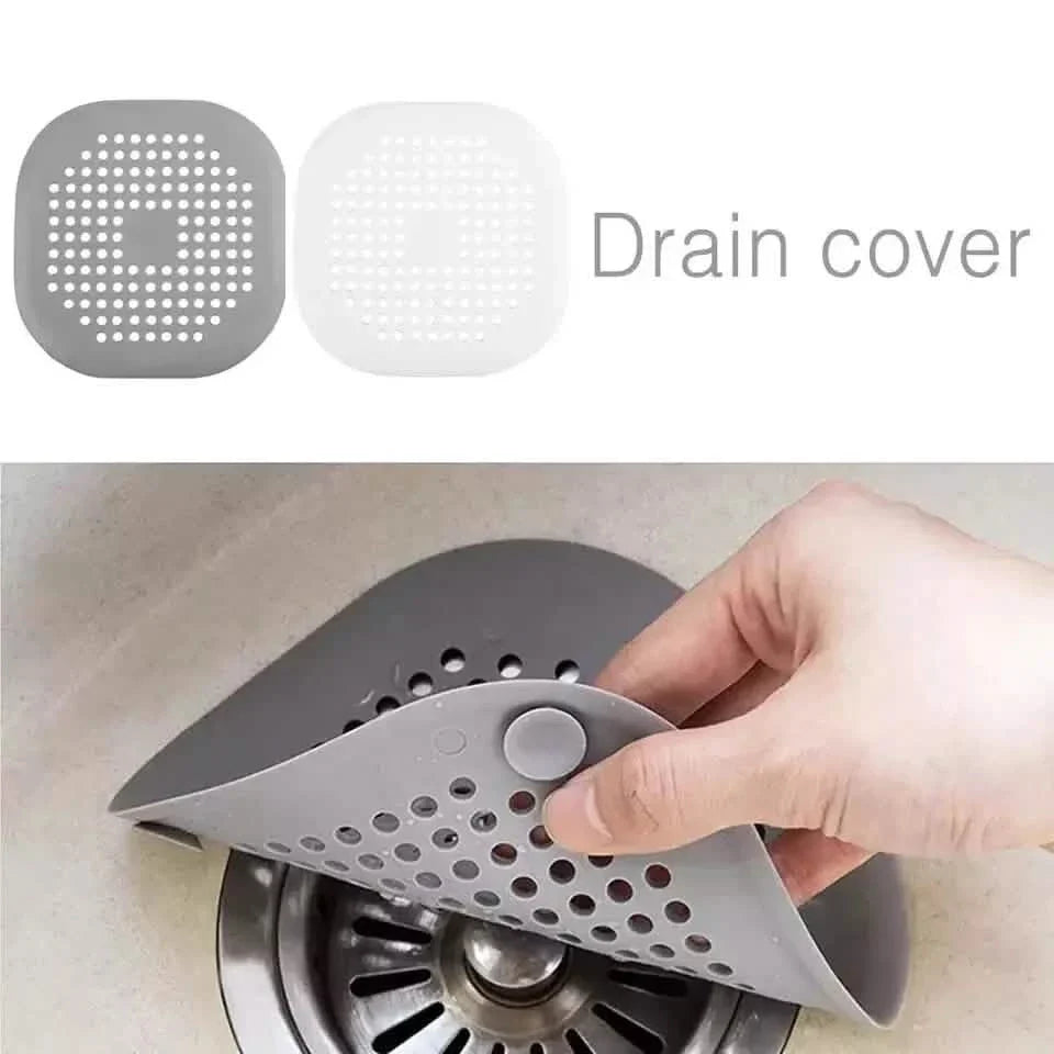 2-Pieces: Bathroom Kitchen Waste Sink Strainer Hair Filter Drain Net Catcher Cover DailySale