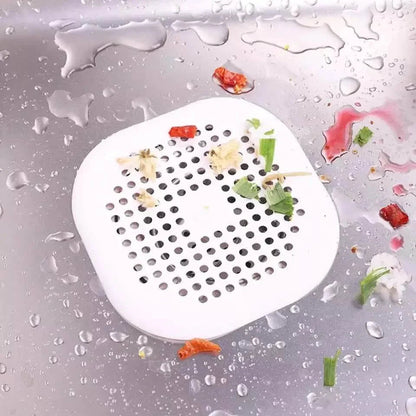 2-Pieces: Bathroom Kitchen Waste Sink Strainer Hair Filter Drain Net Catcher Cover DailySale
