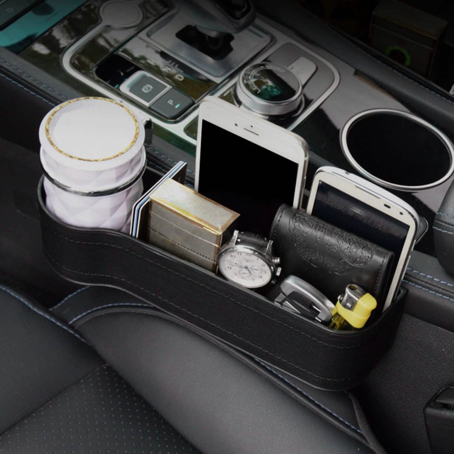 2-Pieces: Car Console Side Organizer DailySale