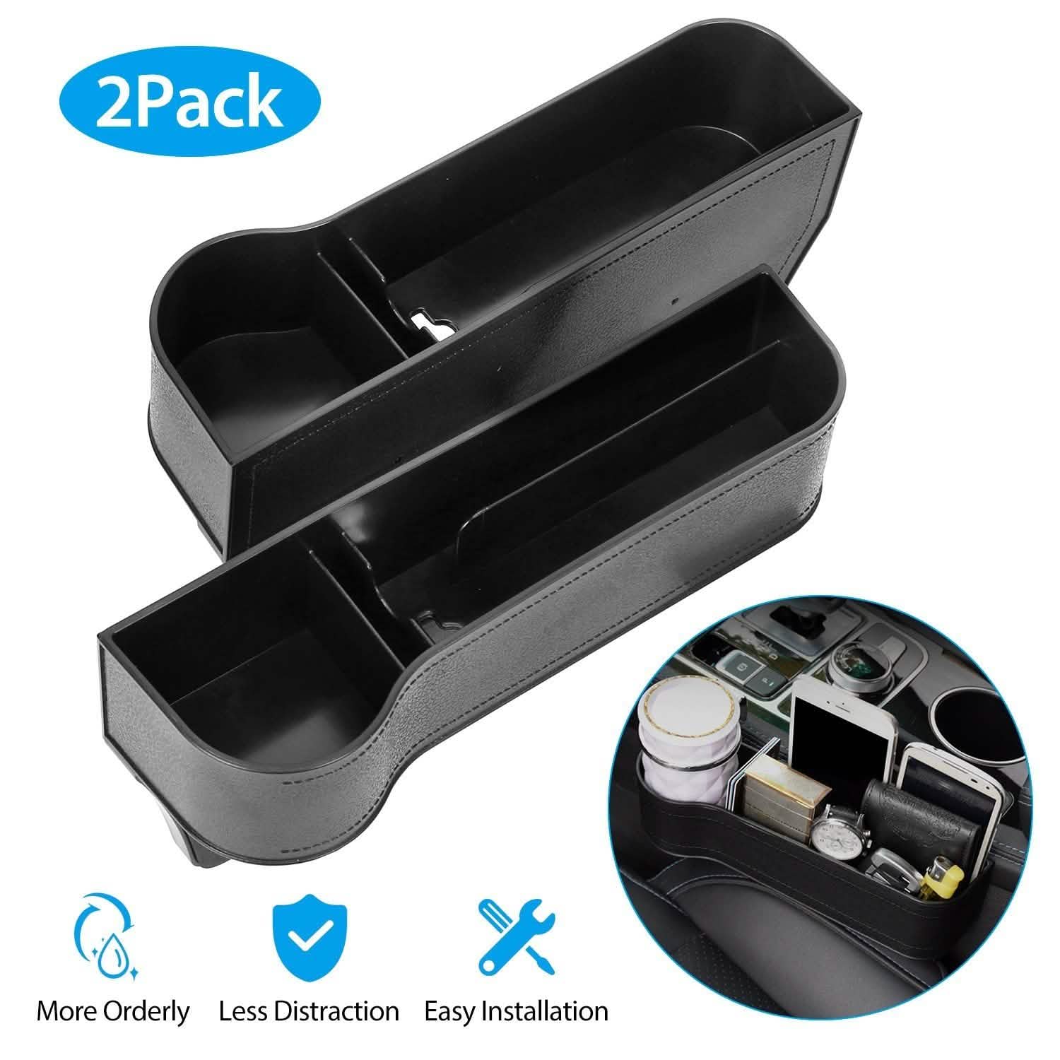 2-Pieces: Car Console Side Organizer DailySale