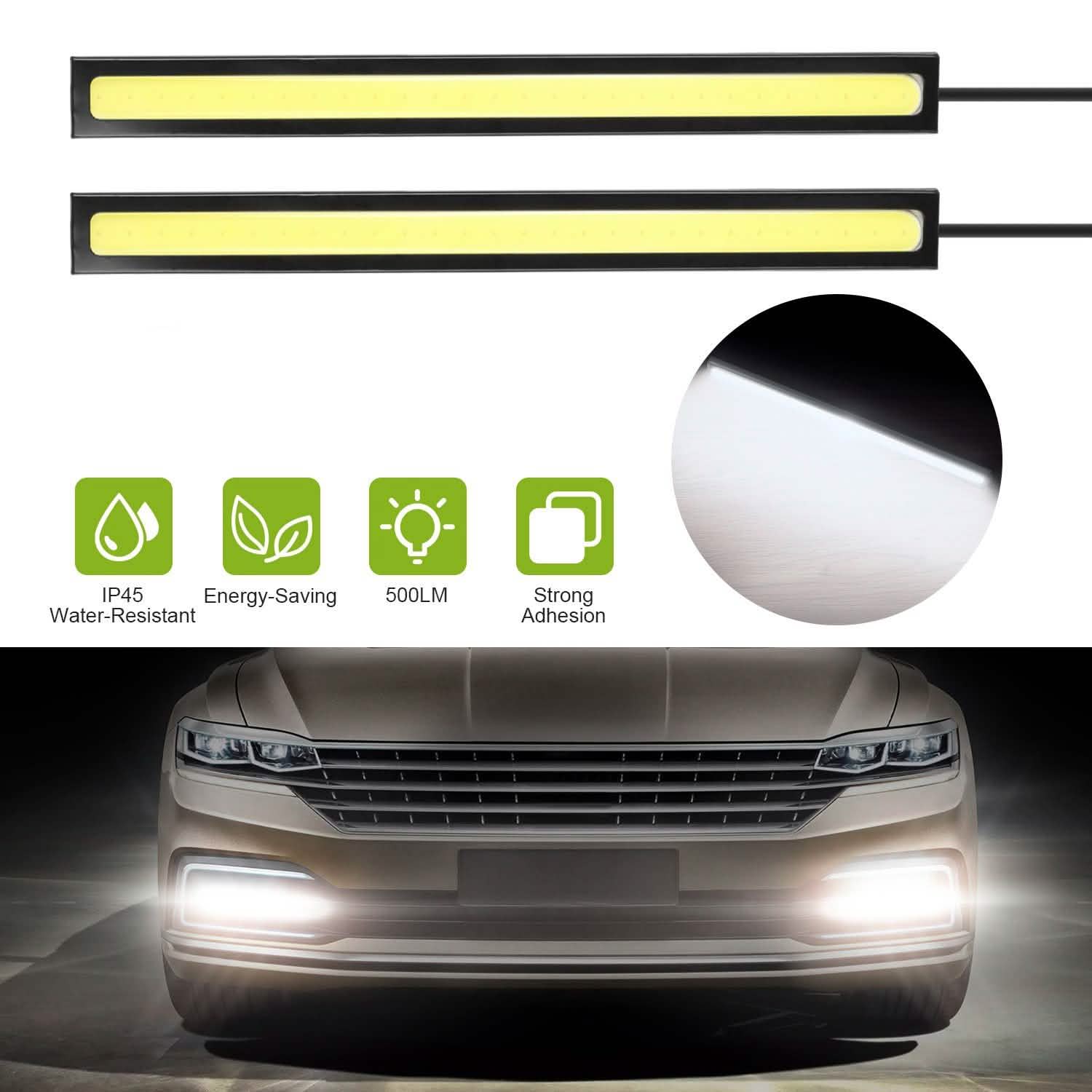 2-Pieces: Car LED Daytime Running Lights DailySale