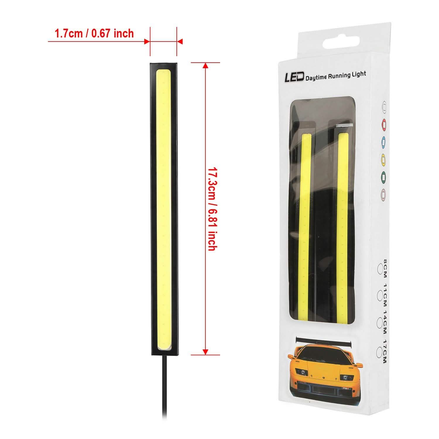 2-Pieces: Car LED Daytime Running Lights DailySale