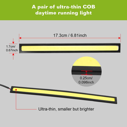 2-Pieces: Car LED Daytime Running Lights DailySale