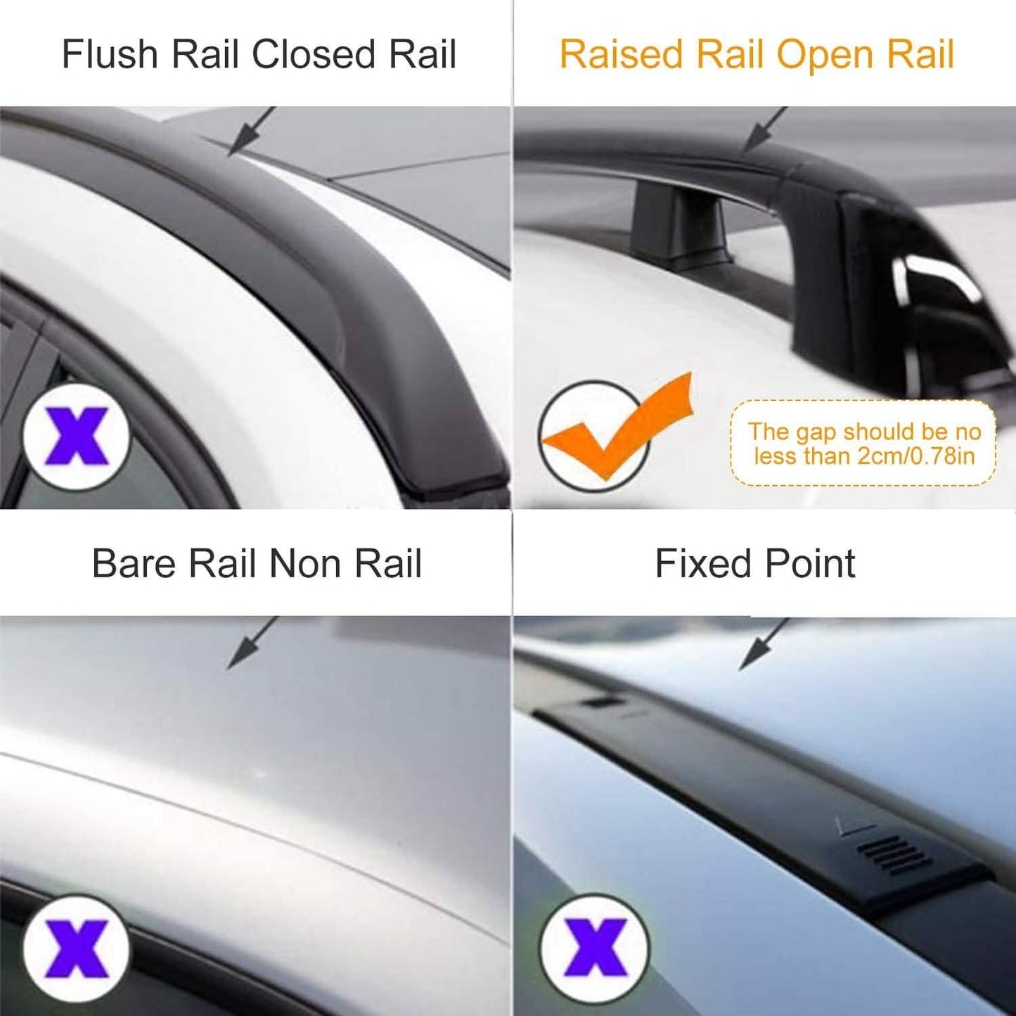 2-Pieces: Car Roof Top Crossbar Rack DailySale