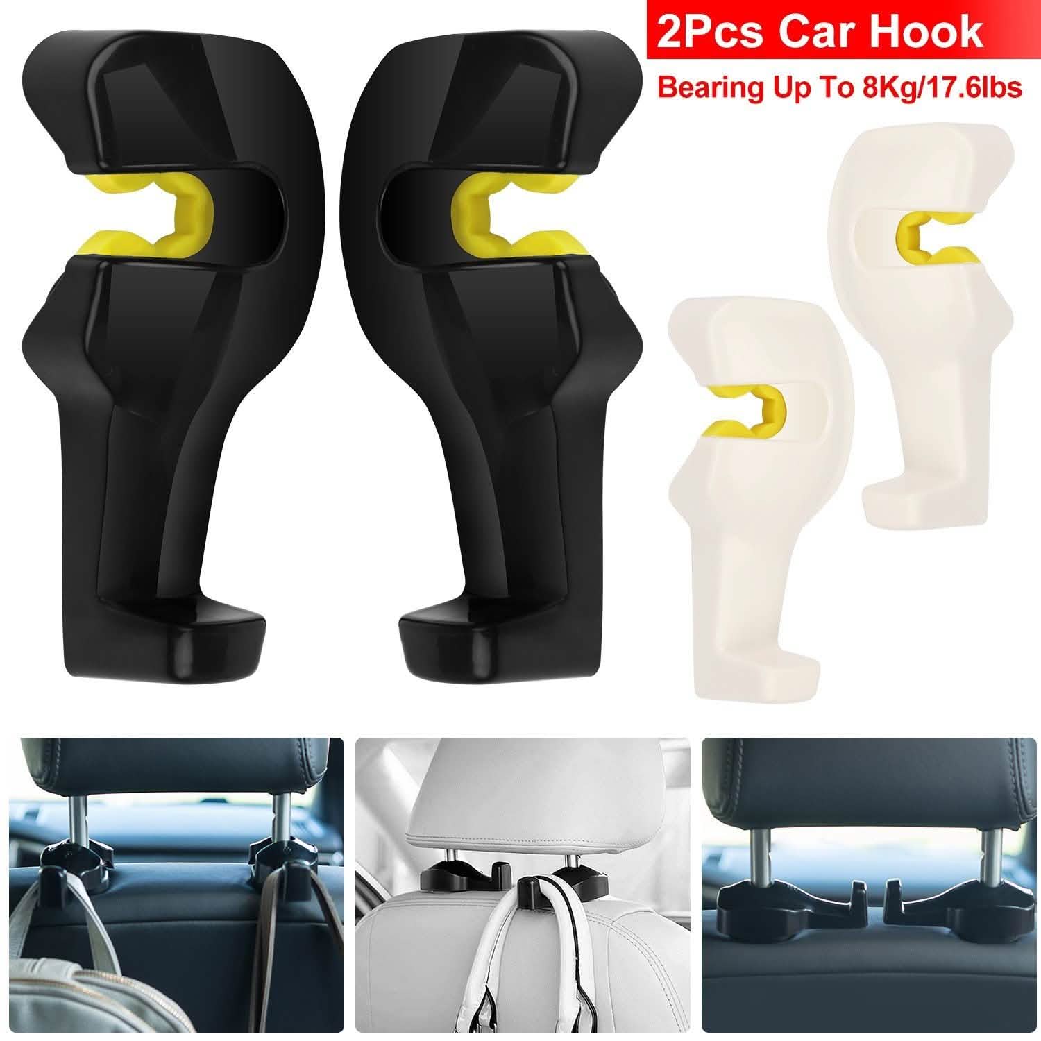 2-Pieces: Car Seat Headrest Hanger DailySale