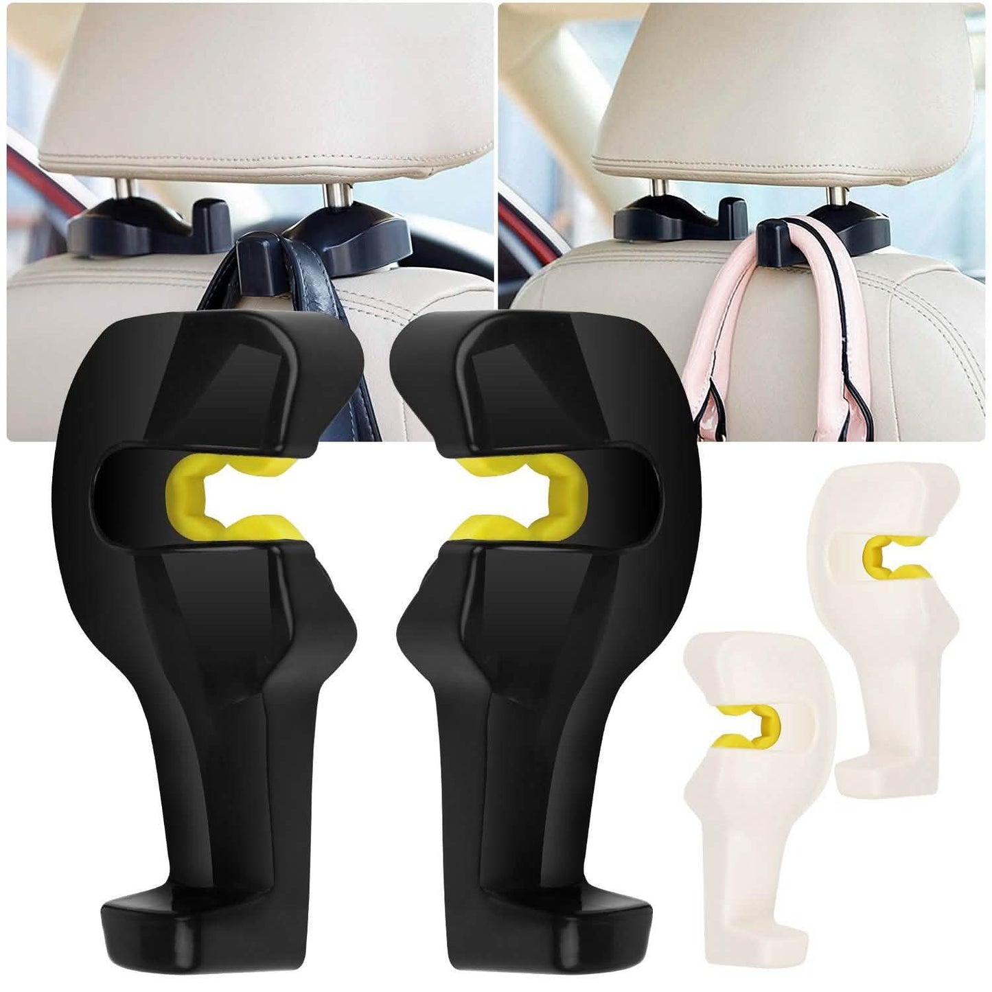 2-Pieces: Car Seat Headrest Hanger DailySale